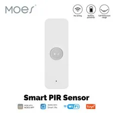 MOES WiFi Smart PIR Sensor Wireless Human Body IR Motion Detector Home Security