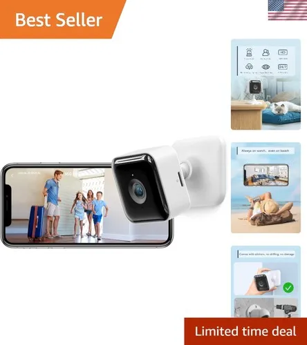 C2 Dome Camera - 2K Video, Real-Time Monitoring & Effortless 3M Installation