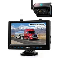 WOOCARTY Solar Trailer Camera 7" 1-Cam