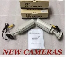 Lot 2 Electronics Line Weatherproof Bullet Color Cameras W/ Varifocal Lens NEW!