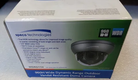 Outdoor CCTV Camera Speco WDRD11H 960HD Varifocal 2.8-12mm Auto Iris