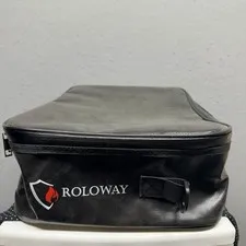 ROLOWAY Fireproof Document Bag Black Lockable Storage Organizer NWT