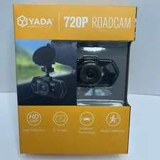 New Yada Roadcam 720P Dash Camera Black 120 Degrees Wide Angle Lens G-Sensor