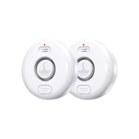 Ruikoring Water Leak Detectors For Home 2Pcs Wd71 120Db Adjustable Water Leak