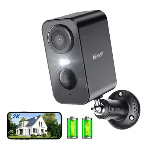 ieGeek Wireless Outdoor Security Camera 2K Home WiFi Battery CCTV System,Alexa