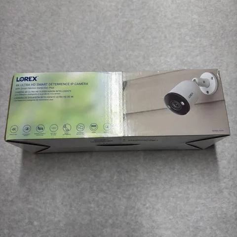 Lorex 4K IP Wired Bullet Security Camera w/ Smart Deterrence & Motion Detection