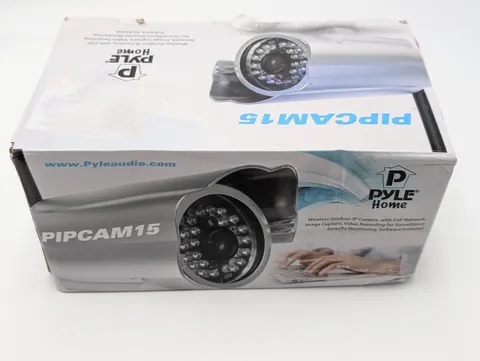 PYLE WIRELESS/WIRED P2P NETWORK PIPCAM15 NEW Open Box