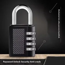 4 Digit Combination Padlock Heavy Duty Waterproof Outdoor Gym Locker Luggage