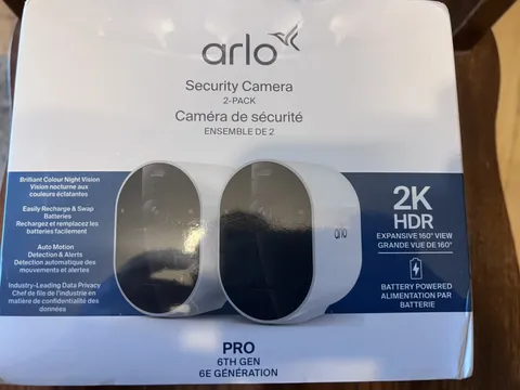 Arlo Pro Security Camera 2K HDR (6th Gen 2025 Release) - Brand New