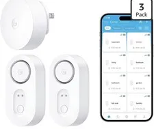 GoveeLife Upgraded Smart Water Leak Detector 1s with 1804ft Ultra-Long Range