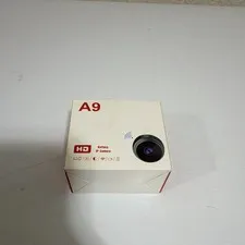 A9 1080p Wireless Wi-Fi IP Battery Indoor Surveillance Camera White Alexa/Google