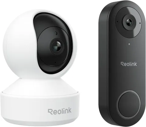 Doorbell Camera Bundle with E1 Pro 5MP Indoor Camera,Remote Control in One App,