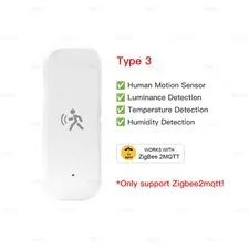 Zigbee 10G MmWave Radar Motion Sensor with Light Temp Humidity for Smart Home