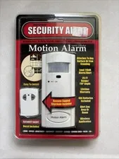 Security Alert System Motion Sensor Alarm Castlehill Products 110db W/Remote NIP