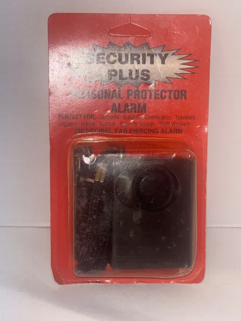 Security Plus -Personal Protector Alarm (3" x 3-1/4") 130 Decibel