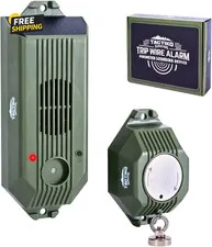 1-Pack Tactiko Rechargeable Safety Perimeter Trip Alarm | 129 Db |Usb/Solar