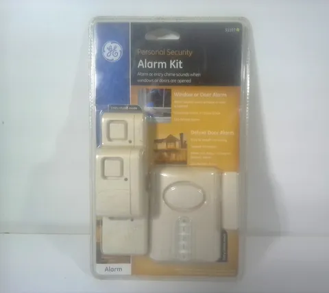 GE Personal Security Alarm Kit #51107 Wireless Window Door Keypad Chime System
