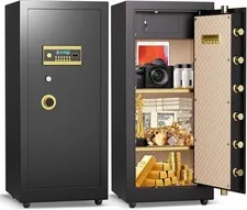 Safe, 39.37''H Extra Large Safes Box, 9.0 Cub Heavy Duty Safe with Lock Cabinet