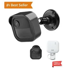 360° Adjustable Blink Outdoor Camera Mount with Protective Cover - Black