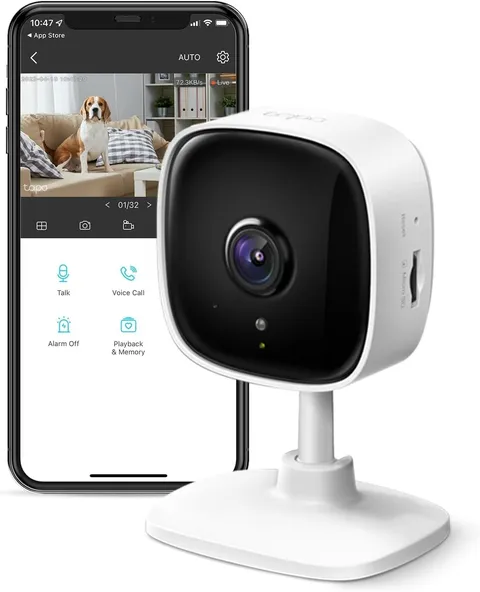 Tp-Link Tapo C100 Home Security Wi-Fi Camera, 1080P Full HD - (C225)