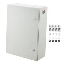 Steel Electrical Box, 28 x 20 x 10 in, Cold Rolled Steel Electrical Enclosure