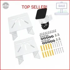 2 Pack Metal Mounting Corner Bracket for Security Camera, Metal Corner Mount Com