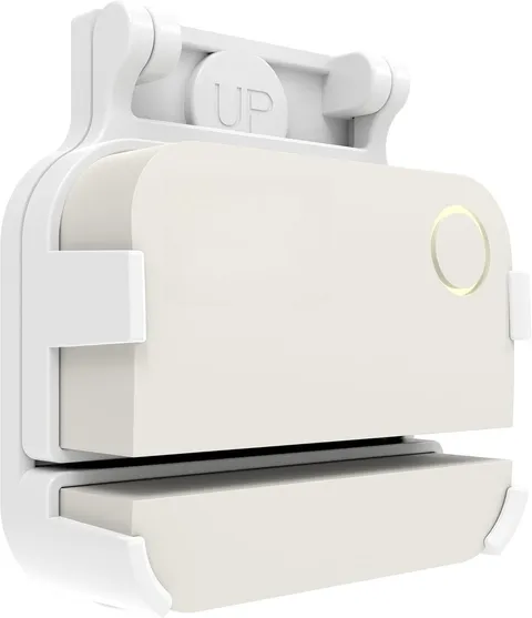 Garage Door Bracket for Ring Alarm Contact Sensor 2Nd Gen – White Mount with Sna