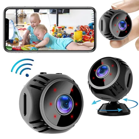 Wifi Cameras - 1080P HD Indoor Security Cameras with 360° Views & Night Vision,