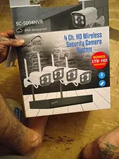 Supersonic SC-5004NVR 4CH Wireless Security System 4 Cameras 1TB IP66