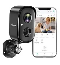 Vision Well 2K UHD Wireless Security Camera AI Motion Outdoor Indoor