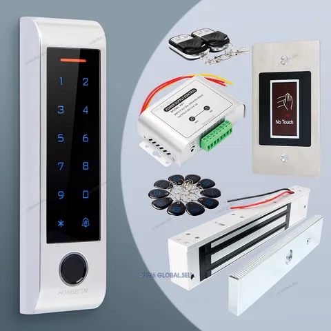 HOMSECUR IP66 APP WIFI Fingerprint Password RFID 125Khz Access Control WG26~44