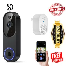 Video Doorbell 1080p HD Camera WI-FI Night Vision Motion Detection Wireless