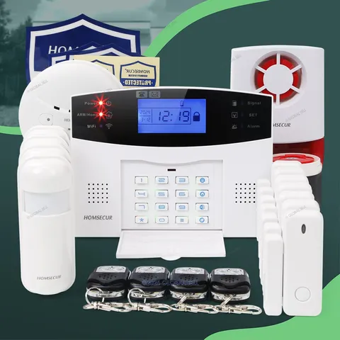 HOMSECUR WIFI Villa Burglar Intruder Alarm System  Wireless PIR and Door Sensors