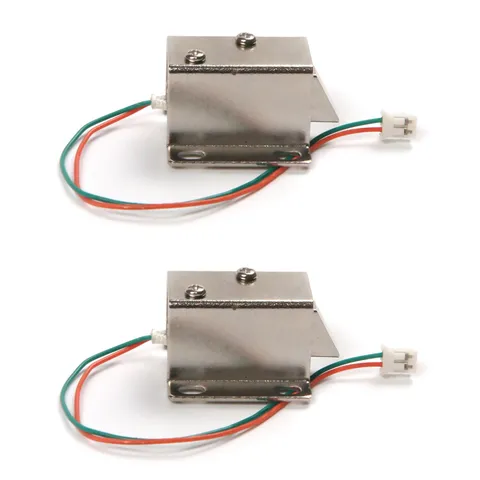 2Pcs DC 12V Door Drawer Tongue Down Electric Lock Assembly Solenoid Slim B