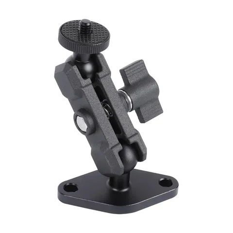 Aluminum 1/4"-20 Mount with Drill Plate Base for Monitors, CCTV Cameras, Camc...
