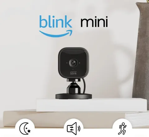 Blink Mini Indoor Plug-In Live HD Smart Security Camera (Sealed New in Box)