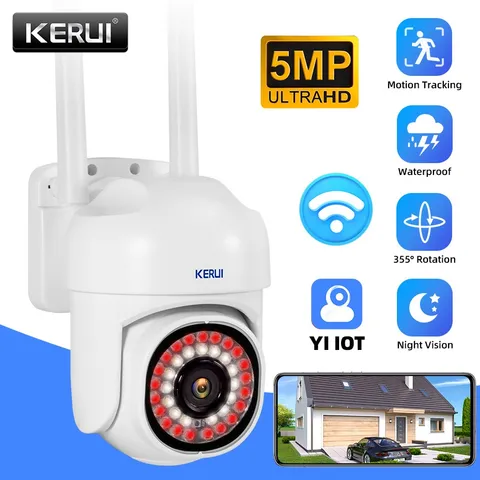 Smart 5MP WiFi Wireless Camera Home Surveillance Two-Way Talk Remote View