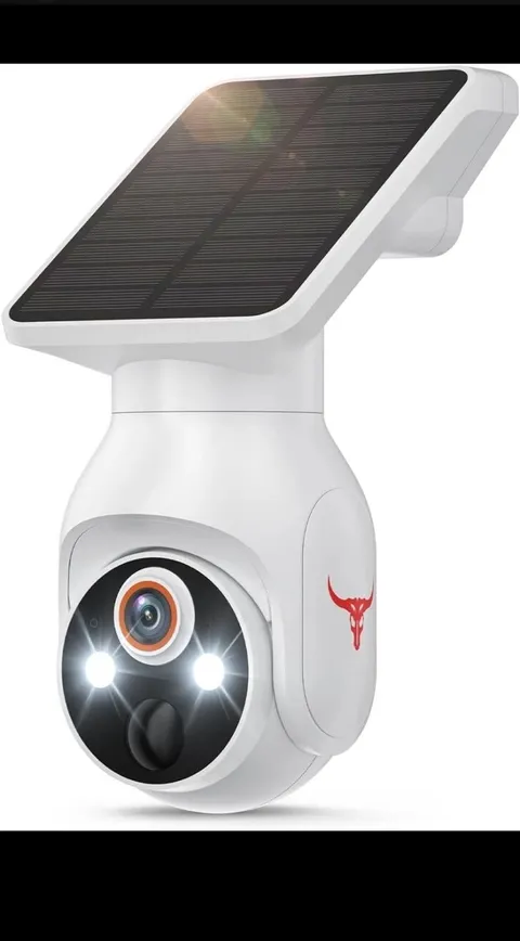 1080P Security Camera Wireless with Solar Panel, AI Human, 2-Way Audio NEW!!!