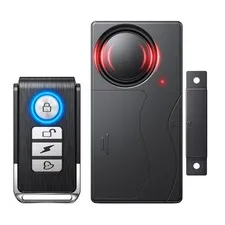 110dB Door Alarm with Remote, Wireless Anti-Theft When Opened, Door Bells Chi...