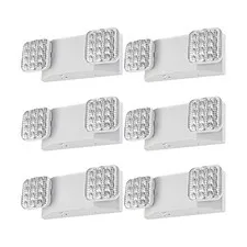 Emergency Light, LED Emergency Lighting with Battery Backup, 2 Adjustable Hea...