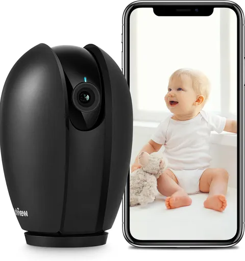 Laview Indoor Security Camera, 1080P Home Security Camera with Sound & Motion De