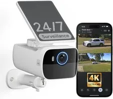 4K Wireless Security Camera, Outdoor Home Security Camera