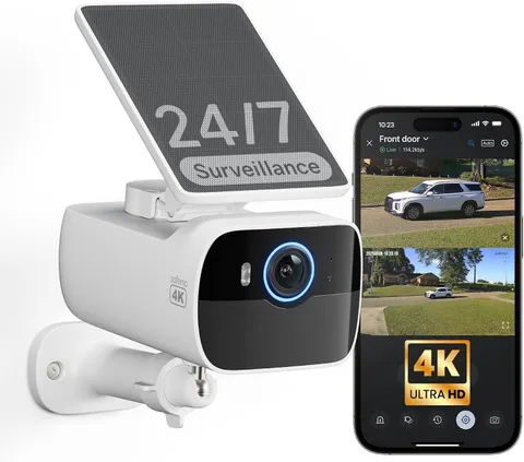 4K Wireless Security Camera, Outdoor Home Security Camera