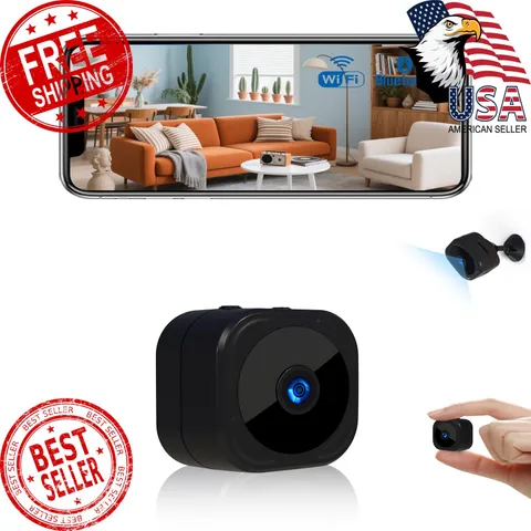 AOBOCAM 1080P HD WiFi Pet Camera Black