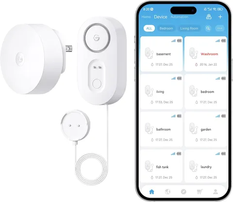 GoveeLife Smart Water Leak Detector 1s w Sensor Cable