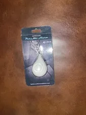 Brand New Safesound Personal Keychain Alarm 125 Decibels White