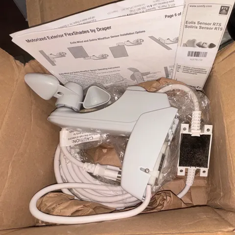 Somfy Eolis Sensor RTS Wind Sensor Kit Outdoor Only White MPN 9012499/6301050