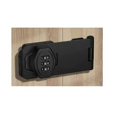 4" Household Cabinet Lock Keyless 3-Digit Password Combination Hasp Latch Lock