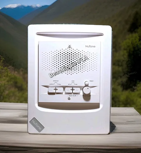 NuTone NPS200WH Outdoor Remote Station with Optional NF300PWH Retrofit Frame