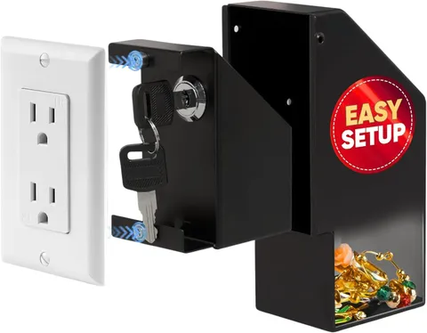Secret Wall Safe Electrical Outlet Hidden Money Storage